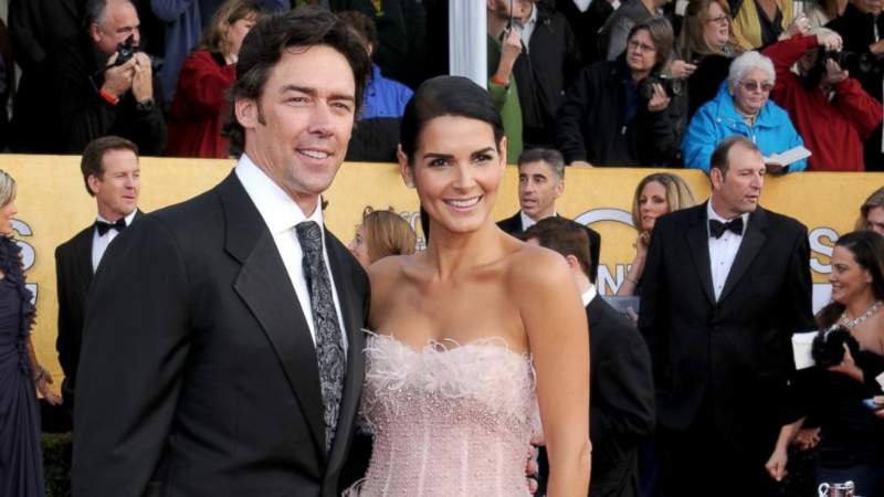 Angie Harmon with her former husband Jason Sehorn